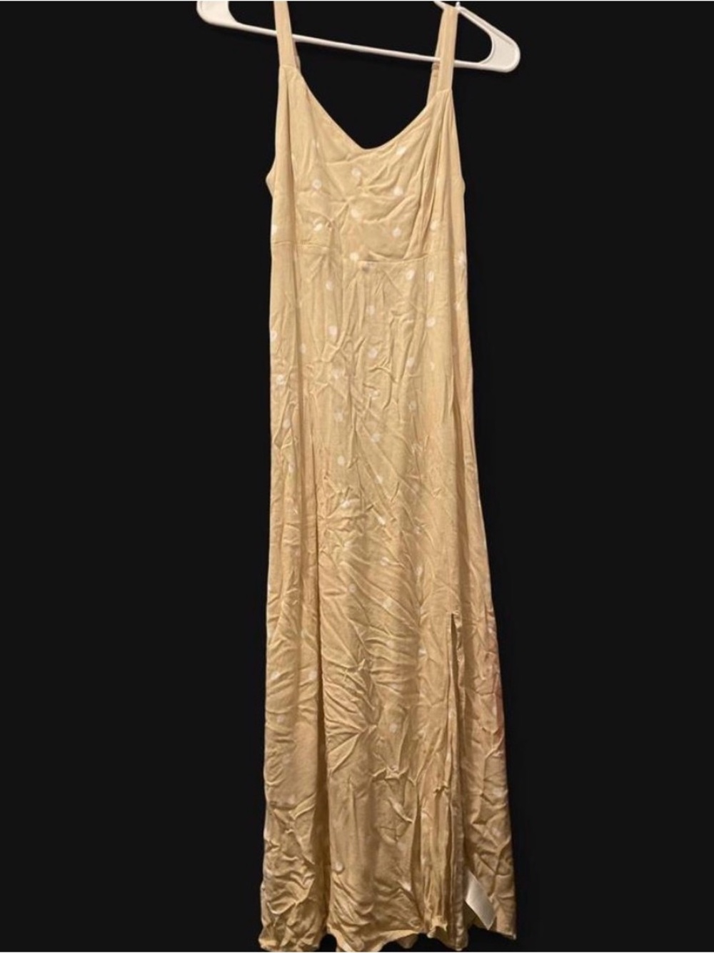Old Navy Champagne Slip Maxi Dress